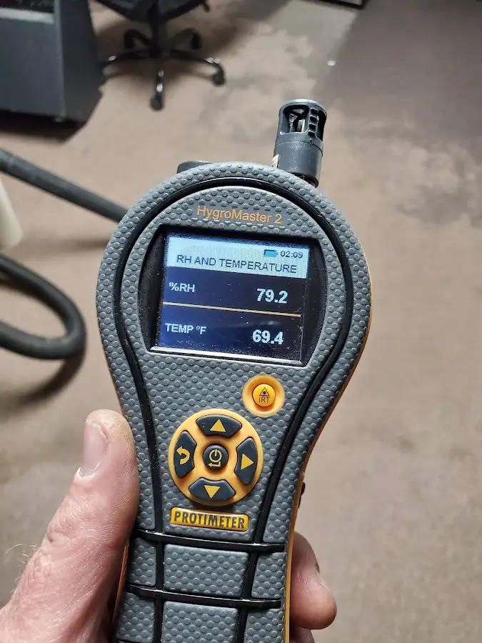 Moisture meter humidity assessment for Fire & Smoke Damage Restoration in Mayfield
